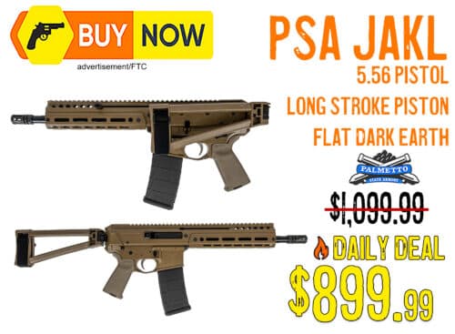 PSA JAKL 5.56 Pistol Drops to $899.99—Save 18% Today