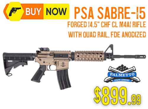 PSA’s FDE-Anodized Sabre M4A1 Is Here for $899.99, Get One While You Can