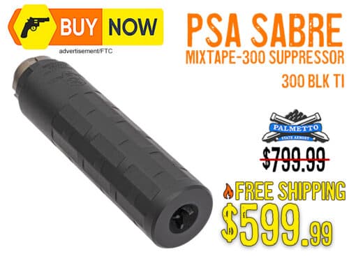 Sabre Mixtape-300 Titanium Suppressor Drops to $599.99—Save $200 Today
