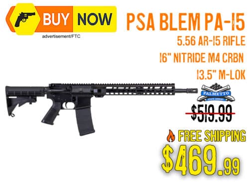 PSA PA-15 5.56 AR-15 Rifle M4 Carbine BLEM โ $469.99